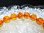画像3: 天然オレンジアンバー（琥珀）ブレスレット　約8ｇ　約8ｍｍ粒（手首周り約16cm）　　　tm-ｃ271 (3)