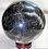 画像1: ブラジル産天然黒水晶（モリオン）丸玉　（台付き）重量：約2.3ｋg　　直径約120ｍｍ　　　tm-a190 (1)