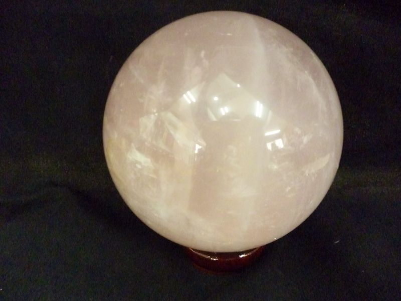 天然 スターローズクォーツ 丸玉（1点もの）重2.3kg （直径約116mm）激安特価 tm－c287 - ティーエム 鹿児島・長崎